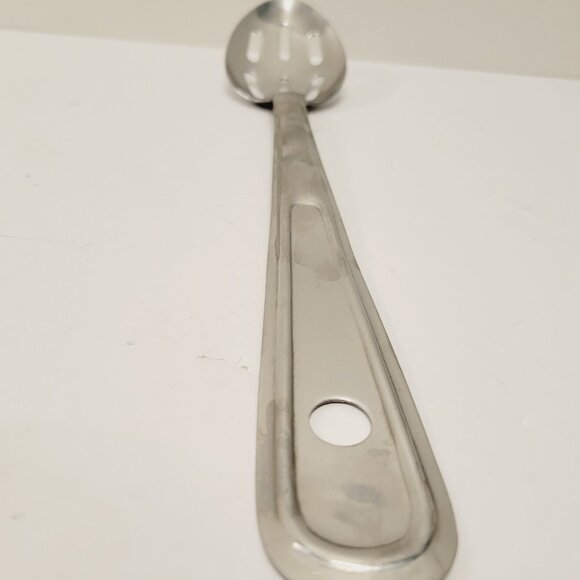 American Steel Craft Stainless Steel Slotted Cooking Serving Spoon Japan 13" - Picture 3 of 6